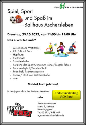 Bild vergrößern: Bewegungstag Flyer