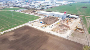 Bild vergrößern: Luftaufnahme Industriegebiet Zornitzer Weg / industrial area "Zornitzer Weg"