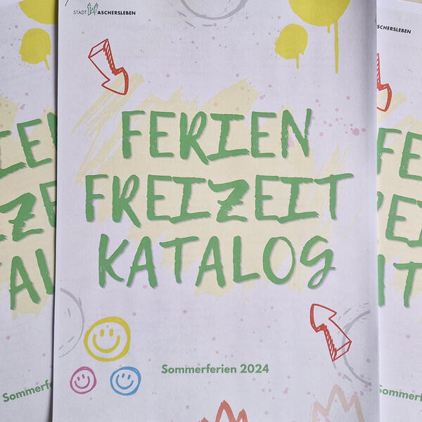 Bild vergrößern: bersicht der Ferienfreizeitangebote in den Sommerferien 2024 in Aschersleben