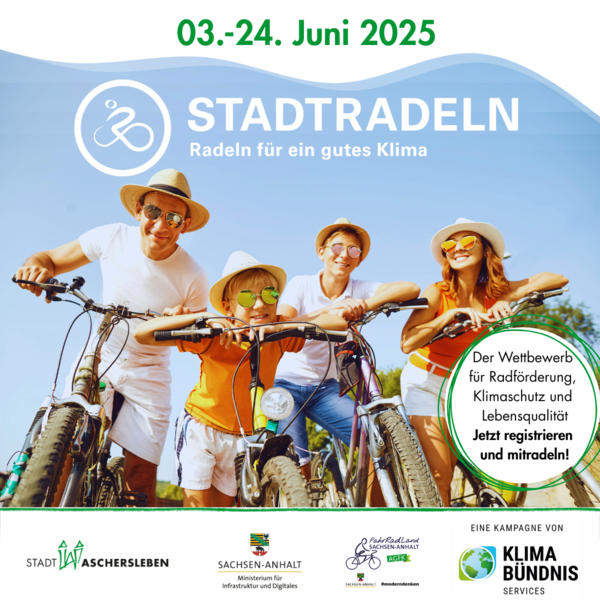 Bild vergrößern: Plakat fr Aktionszeitraum STADTRADELN