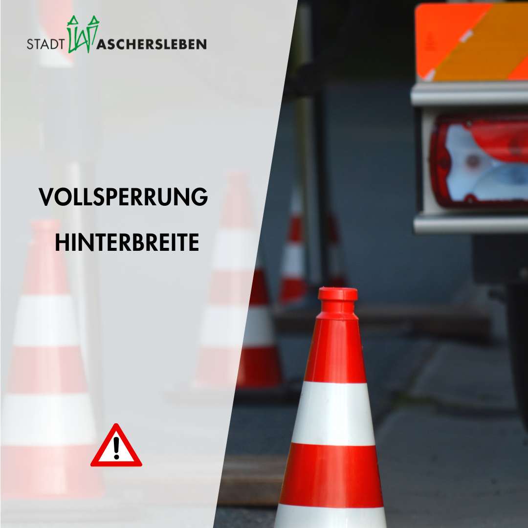 Bild vergrößern: Imagebild zu News Kanalbau Vollsperrung der Hinterbreite