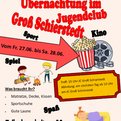 Bild vergrößern: Jugendfreizeitangebot Gro Schierstedt