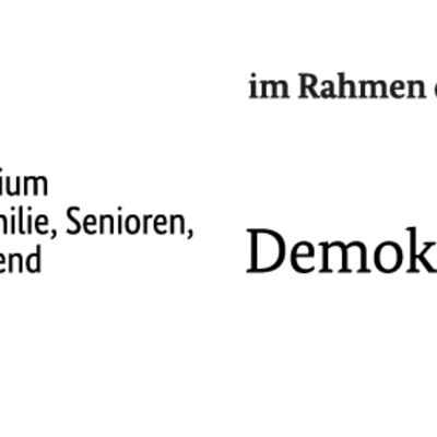 Bild vergrößern: Logo Demokratie leben!