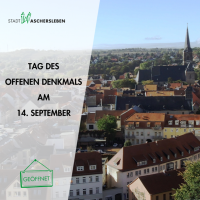 Bild vergrößern: Imagebild zum Tag des offenen Denkmals in ASL