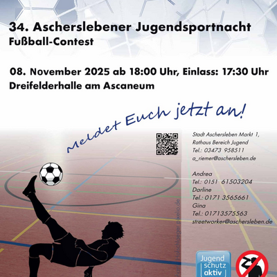 Bild vergrößern: Jugendsportnacht in Aschersleben