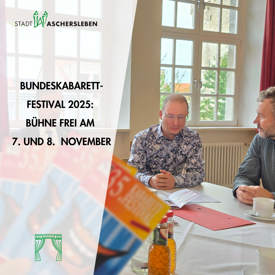 Bild vergrößern: Bundeskabarettfestival - Hintergrundbild 3 Mnner im Gesprch