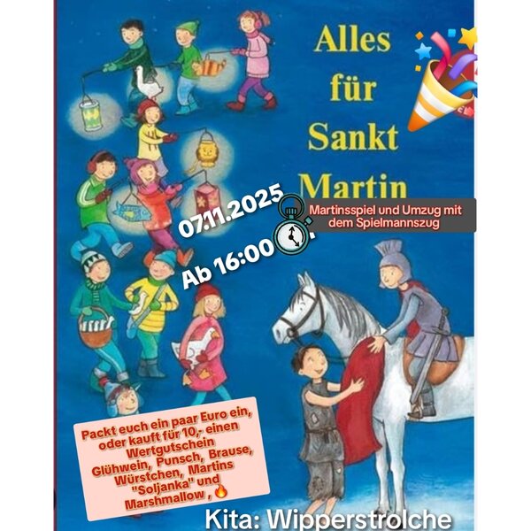 Bild vergrößern: Martinsfest in der Kita Wipperstrolche