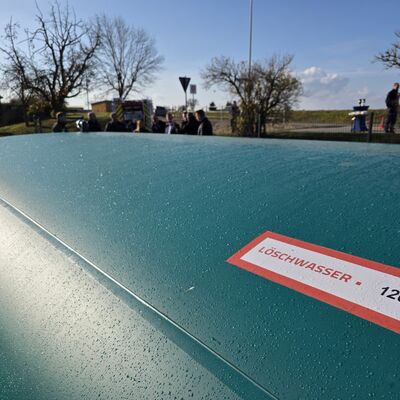 Bild vergrößern: Nahaufnahme der Zisterne