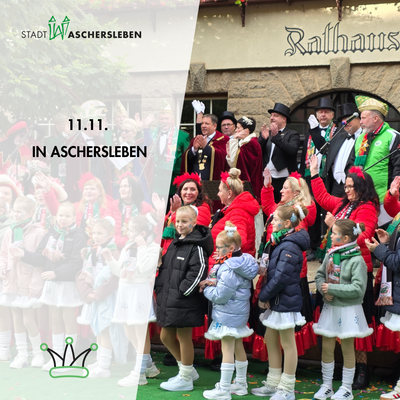 Bild vergr&ouml;&szlig;ern: Imagebild f�r Presseinfo zum 11.11. mit Jecken im Hintergrund