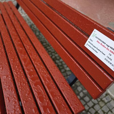 Bild vergrößern: Nahaufnahme der Roten Bank