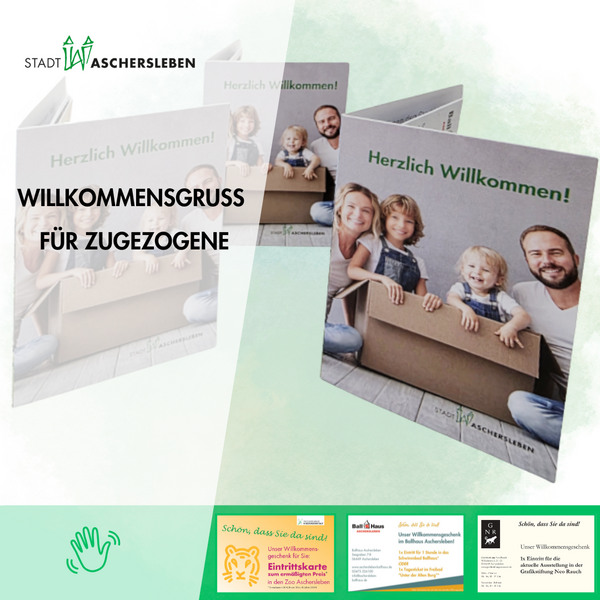 Bild vergr&ouml;&szlig;ern: Bild von den Willkommenskarten