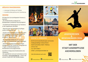 Bild vergr&ouml;&szlig;ern: &Uuml;bersicht &uuml;ber die Jugendreisen in 2026