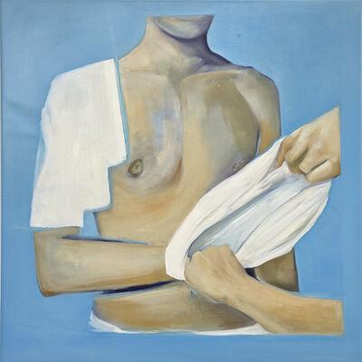 Bild vergr&ouml;&szlig;ern: Nackter Torso - Zeichnung von Anna Firmberger