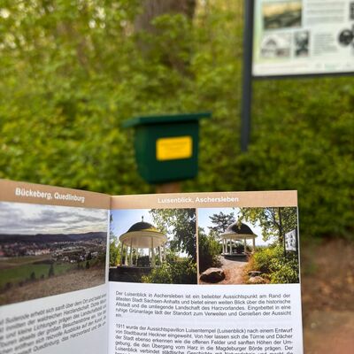 Bild vergr&ouml;&szlig;ern: Das Jubil�umsbegleitheft zu 20 Jahre Harzer Wandernadel mit dem Luisenblick.