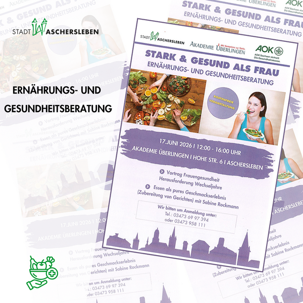 Bild vergr&ouml;&szlig;ern: Plakat zum Gesundheitstag f�r Frauen