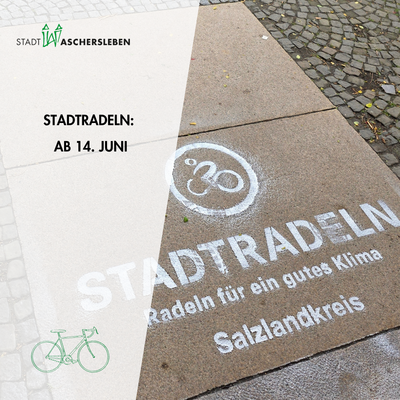Bild vergr&ouml;&szlig;ern: Das Logo von STADTRADELN im Salzlandkreis