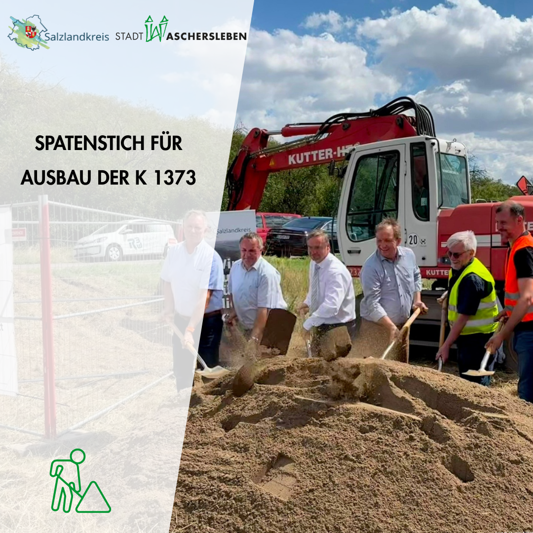 Bild vergr&ouml;&szlig;ern: Spatenstich K1373