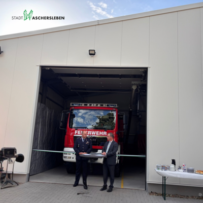 Bild vergr&ouml;&szlig;ern: Er�ffnung Anbau Feuerwehr Westdorf