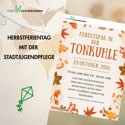 Bild vergr&ouml;&szlig;ern: Herbsttag mit der Stadtjugendpflege