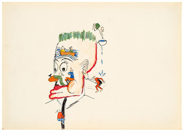 Bild vergrößern: Neo Rauch - Phantasiekopf, 1966