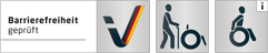 Logo Barrierefreiheit Parks und Gärten