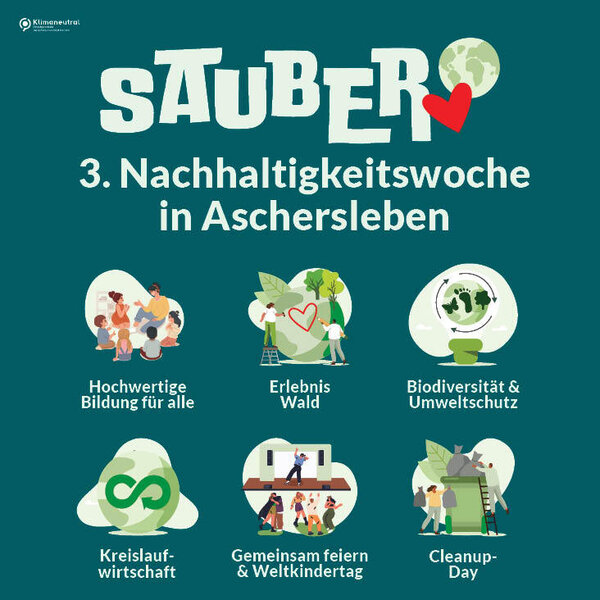 Bild vergrößern: In Aschersleben findet die 3. Nachhaltigkeitswoche statt.