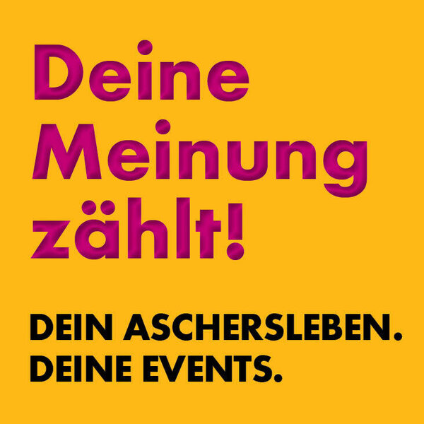 Bild vergr&ouml;&szlig;ern: Umfrage zu Veranstaltungen in Aschersleben