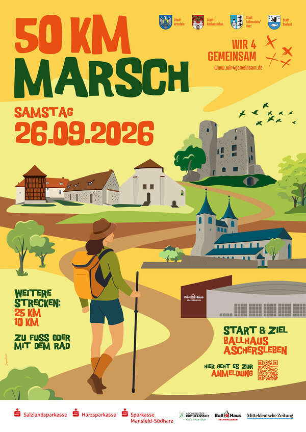 Bild vergr&ouml;&szlig;ern: 50 Kilometer Marsch