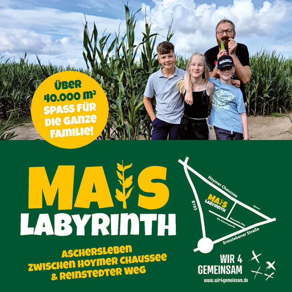 Bild vergr&ouml;&szlig;ern: Maislabyrinth 2026