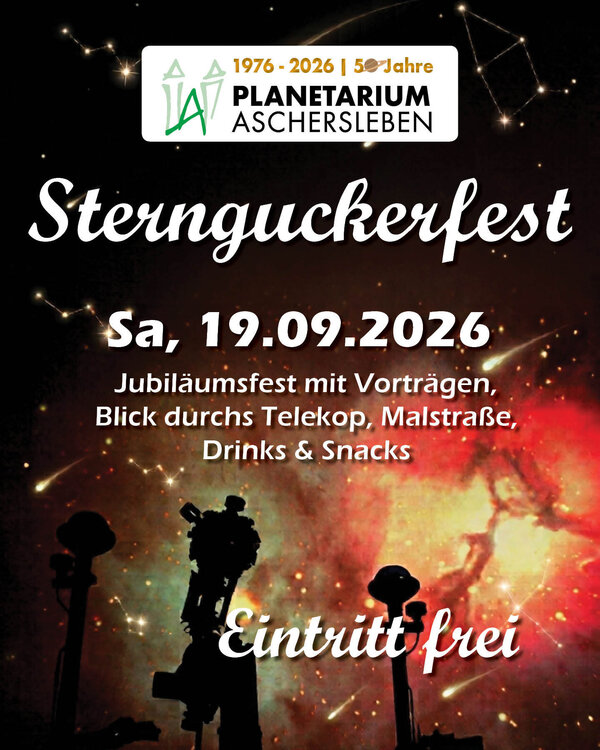 Bild vergr&ouml;&szlig;ern: Sternguckerfest im Planetarium Aschersleben