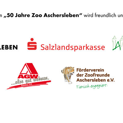 Bild vergrößern: Logoleiste zum Jubiläum 50 Jahre Zoo