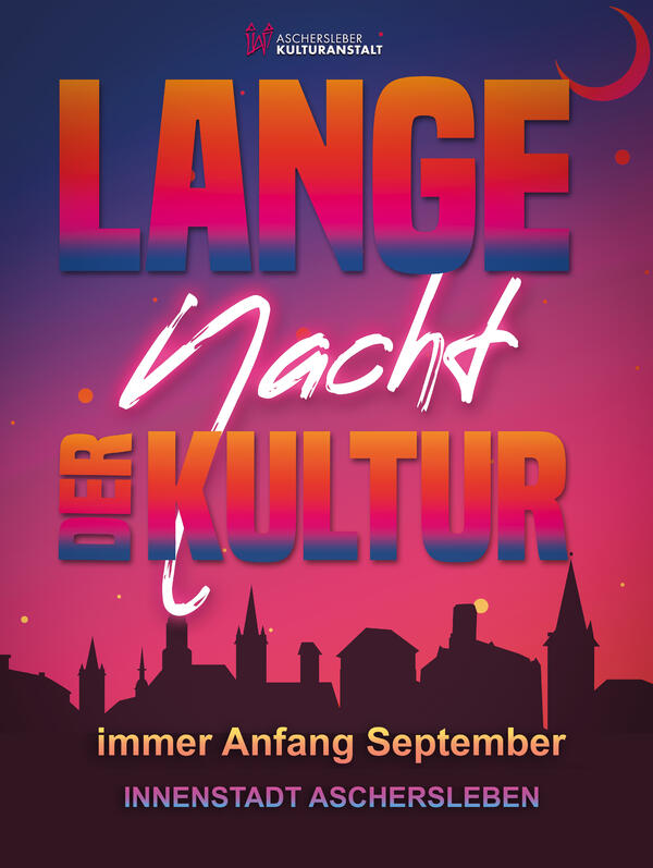 Bild vergrößern: Flyer zur Langen Nacht der Kultur 2024