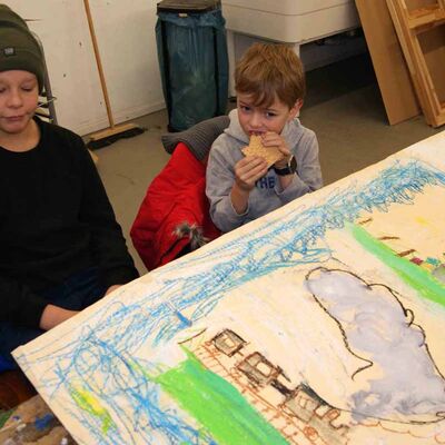 Bild vergrößern: Malerei Luisenschule