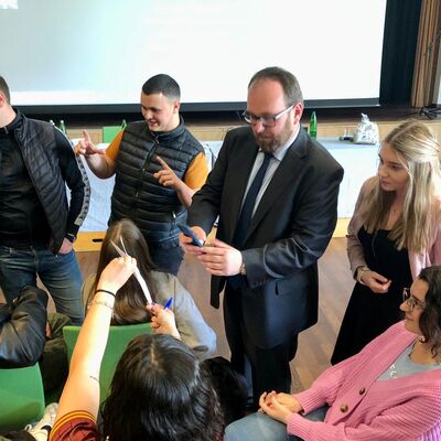 Bild vergrößern: Prsentation Transriva in Rom (1)