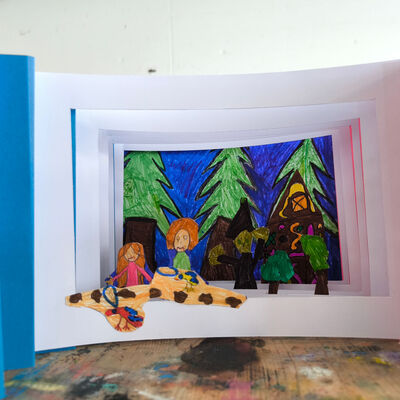 Bild vergr&ouml;&szlig;ern: 2025-11 GS Montessori Pr&auml;sentation Tunnelbuch (10)