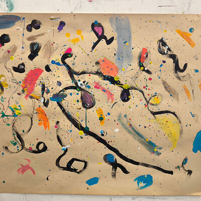 Bild vergr&ouml;&szlig;ern: 2026-02 GS Pfeilergraben Pr&auml;sentation Malerei1 (6)