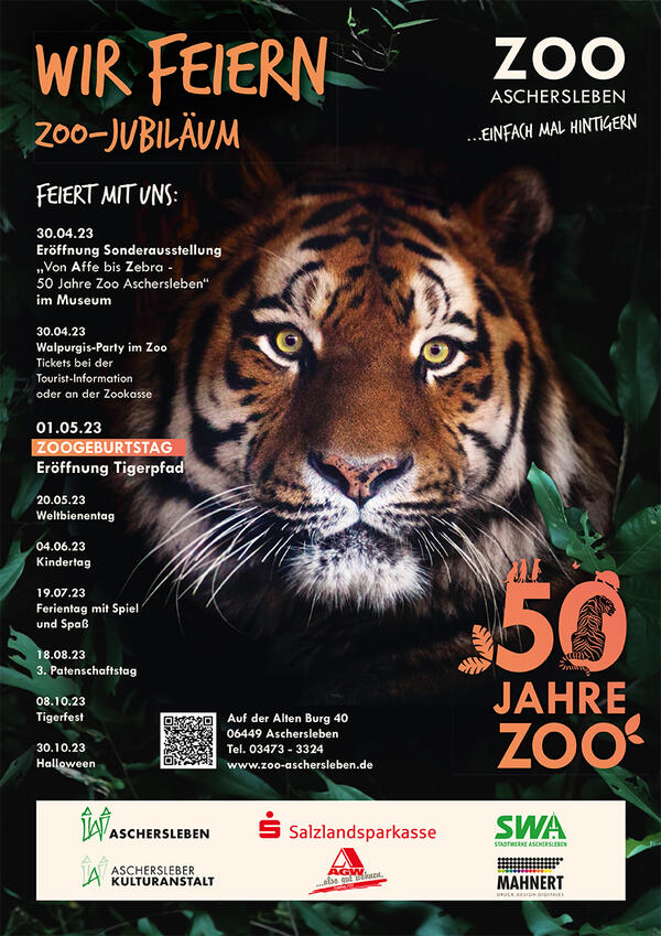 Bild vergrößern: Feste und Aktionen im Jubilumsjahr "50 Jahre Zoo Aschersleben"