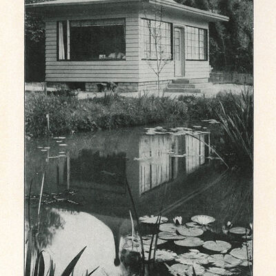Bild vergrößern: Pavillon des Tiergartens im Jahr 1952